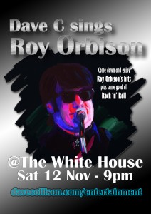 Orbison Gig Poster